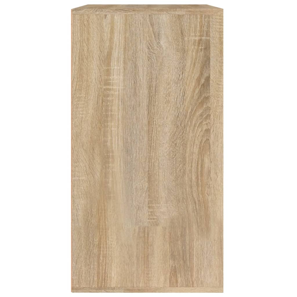 Cosmeticakast 80x40x75 cm bewerkt hout eikenkleurig