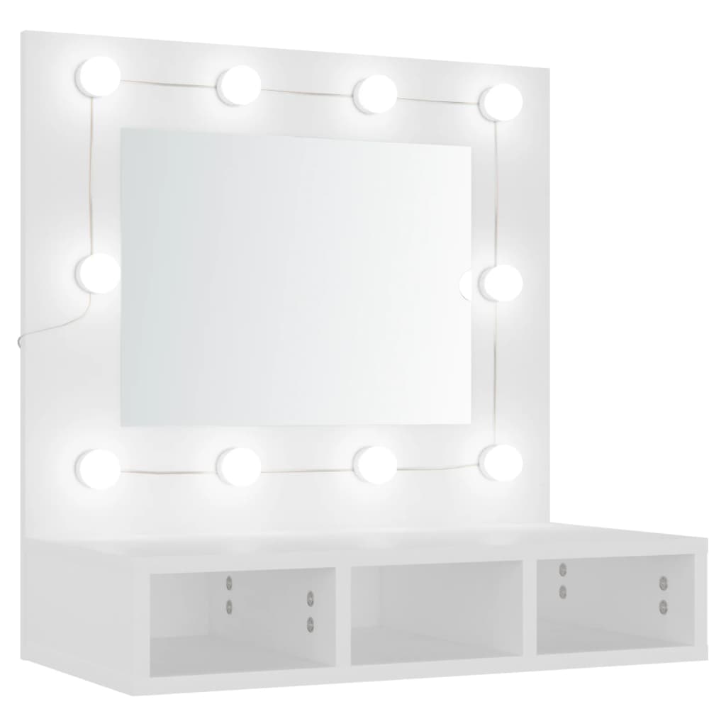 Spiegelkast met LED-verlichting 60x31,5x62 cm