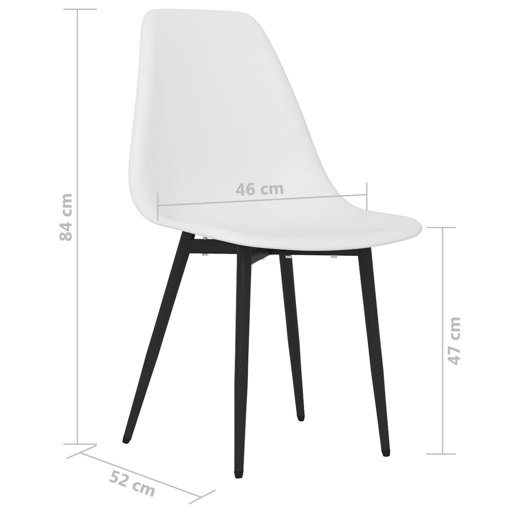 Eetkamerstoelen 4 st PP