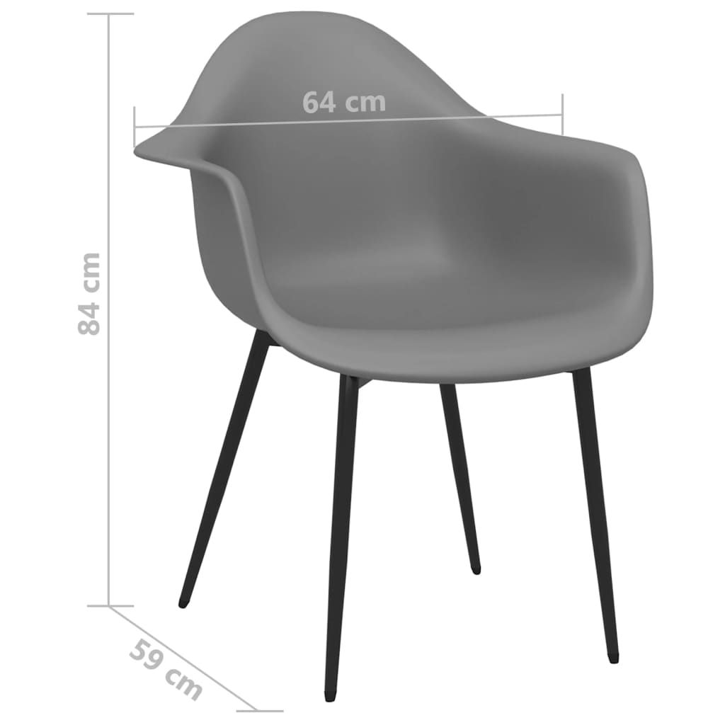 Eetkamerstoelen 2 st PP