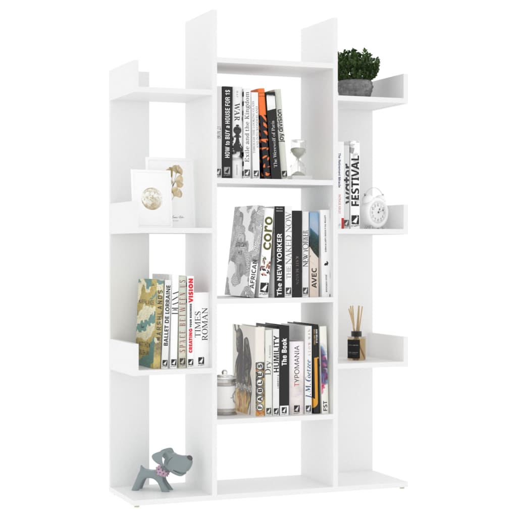 Boekenkast 86x25,5x140 cm bewerkt hout