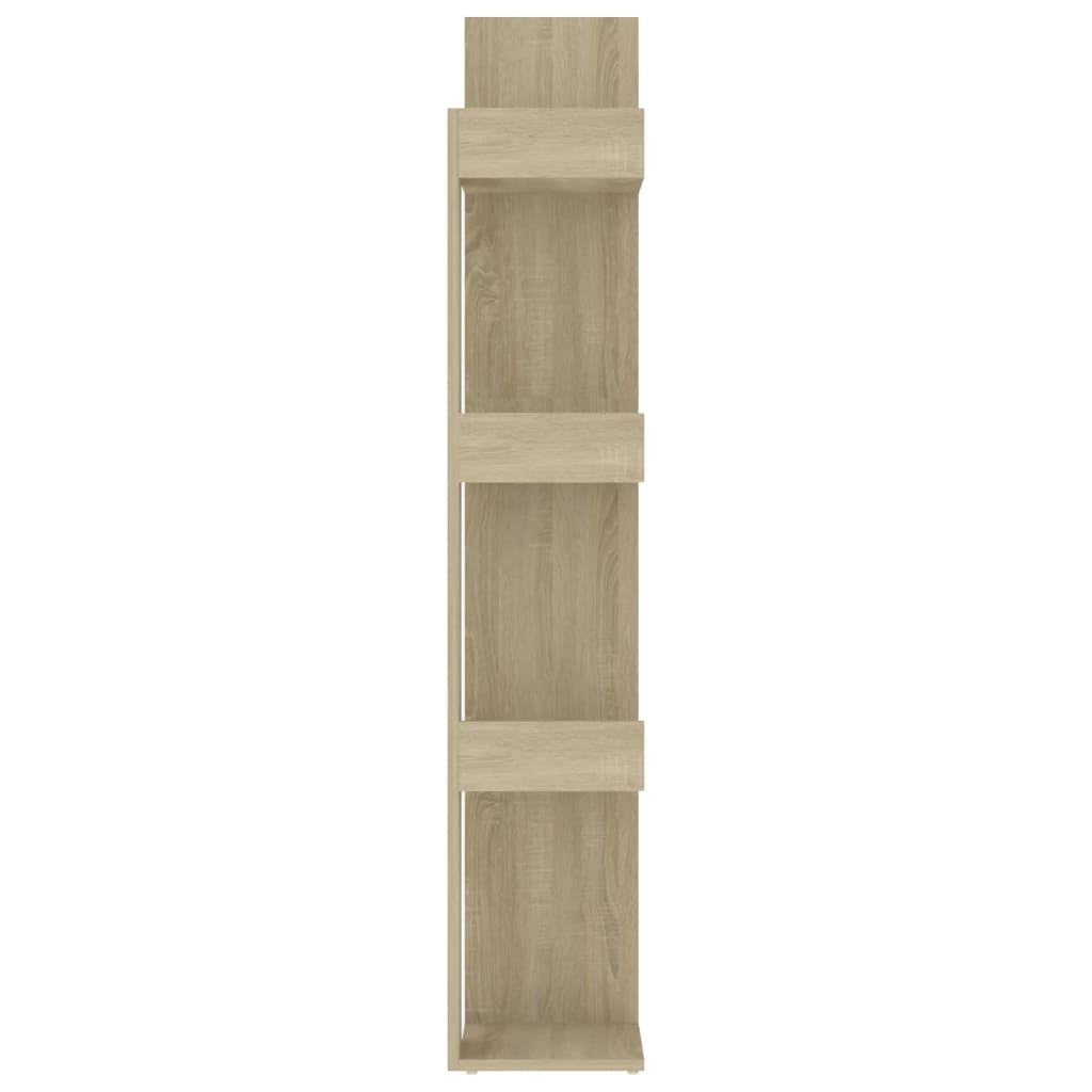 Boekenkast 86x25,5x140 cm bewerkt hout