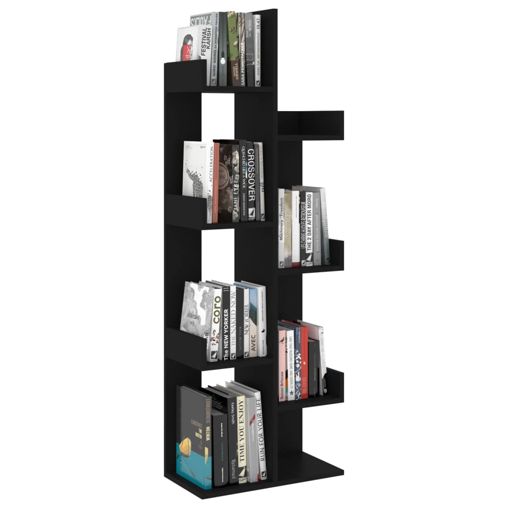 Boekenkast 48x25,5x140 cm bewerkt hout