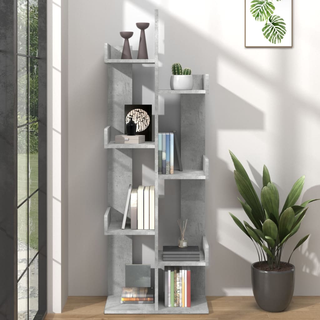 Boekenkast 48x25,5x140 cm bewerkt hout