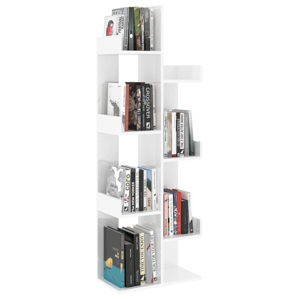 Boekenkast 48x25,5x140 cm bewerkt hout