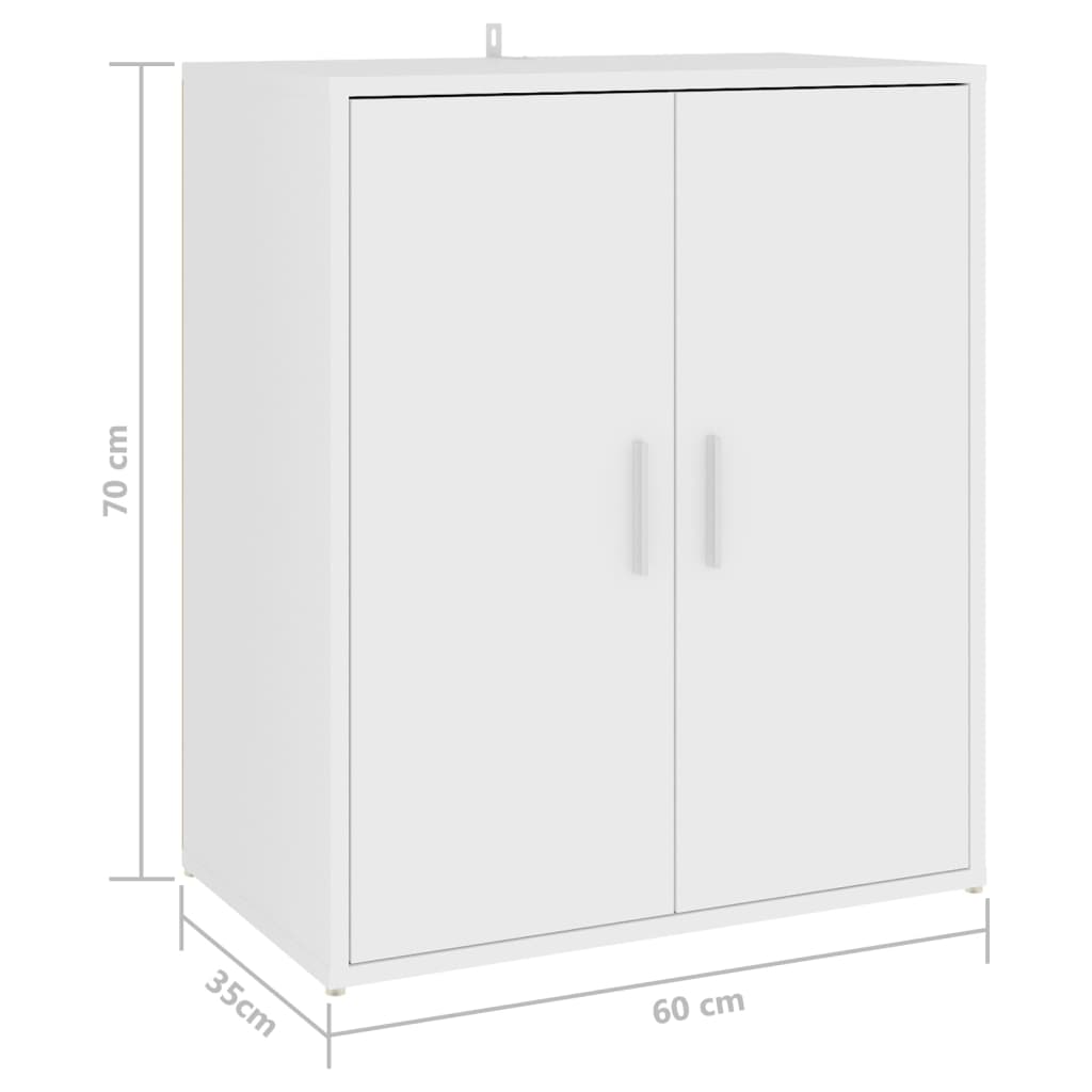 Schoenenkast 60x35x70 cm bewerkt hout eikenkleurig