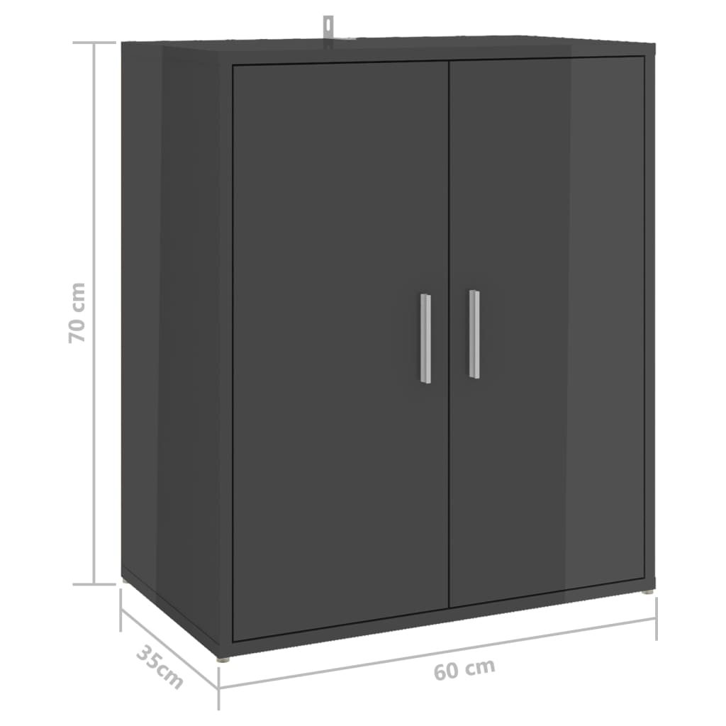 Schoenenkast 60x35x70 cm bewerkt hout eikenkleurig