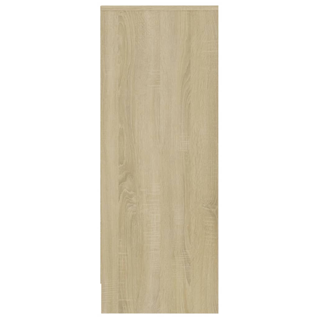 Schoenenkast 31,5x35x90 cm bewerkt hout eikenkleurig