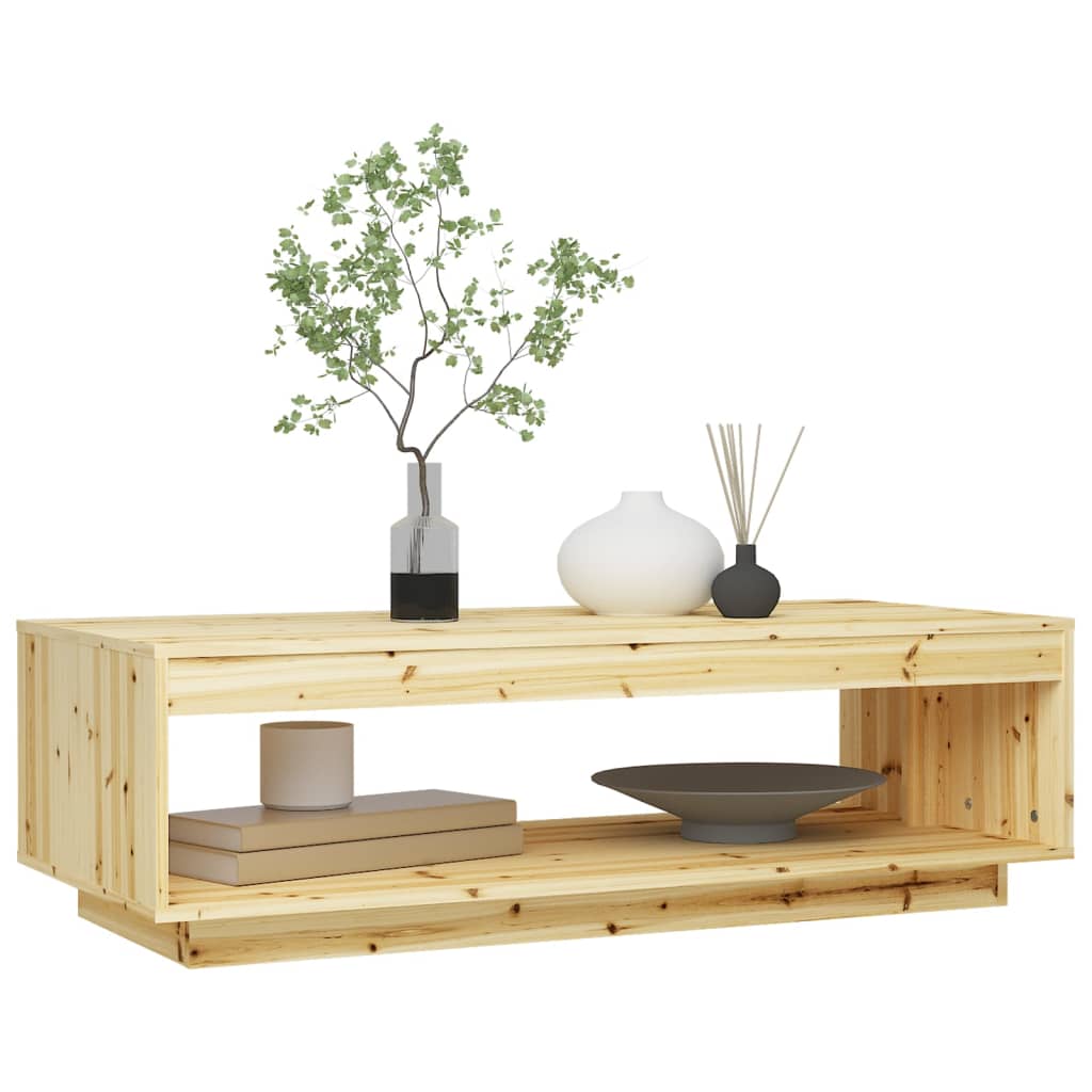 Salontafel 110x50x33,5 cm massief vurenhout