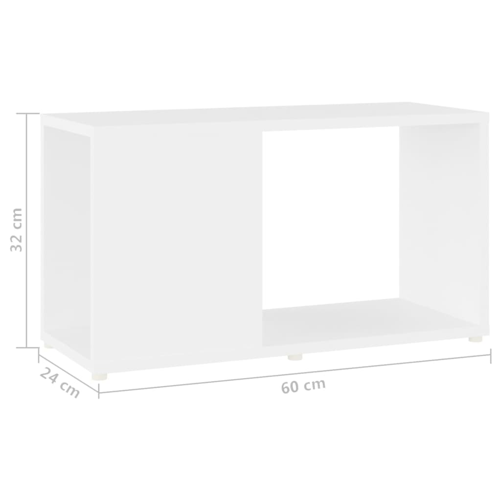 Tv-meubel 60x24x32 cm bewerkt hout eikenkleurig