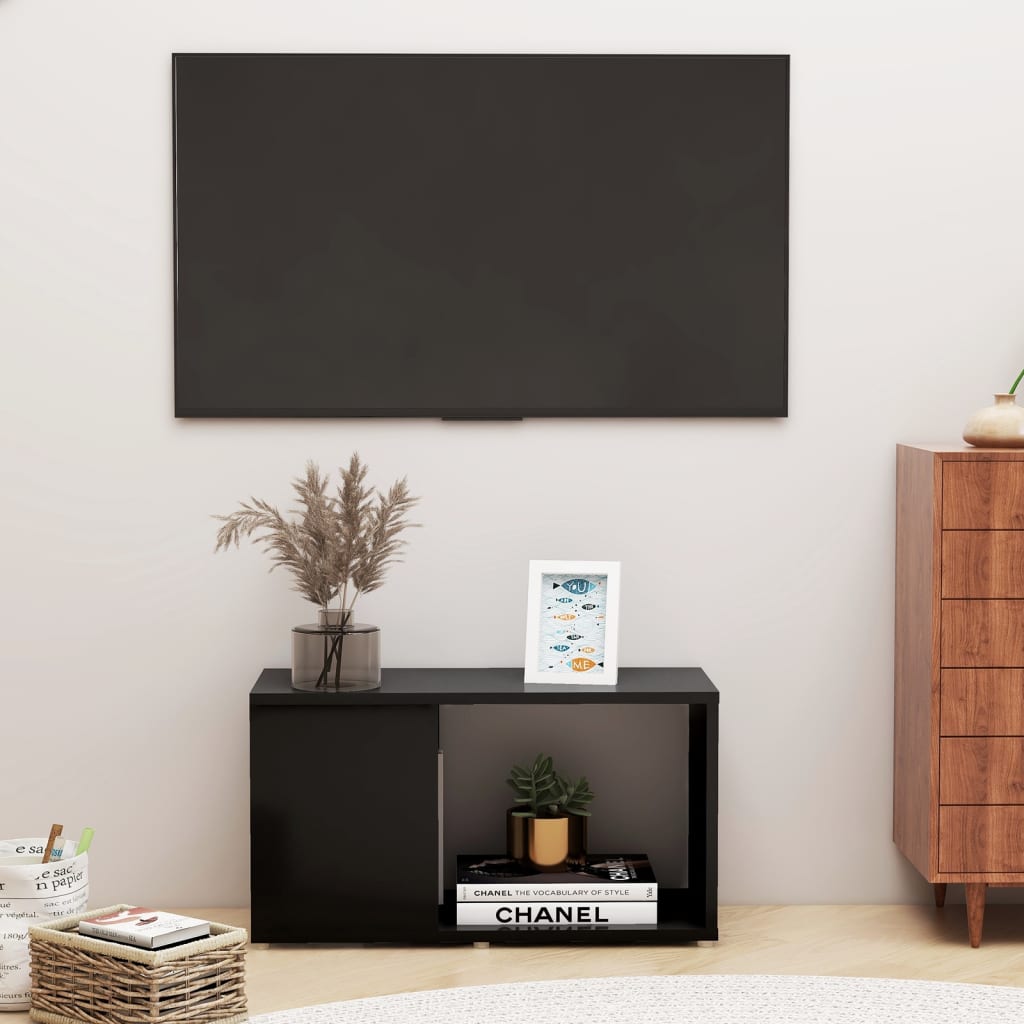 Tv-meubel 60x24x32 cm bewerkt hout oud houtkleurig