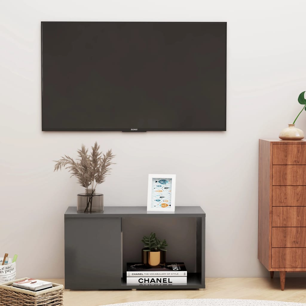 Tv-meubel 60x24x32 cm bewerkt hout eikenkleurig