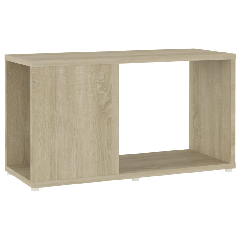 Tv-meubel 60x24x32 cm bewerkt hout eikenkleurig