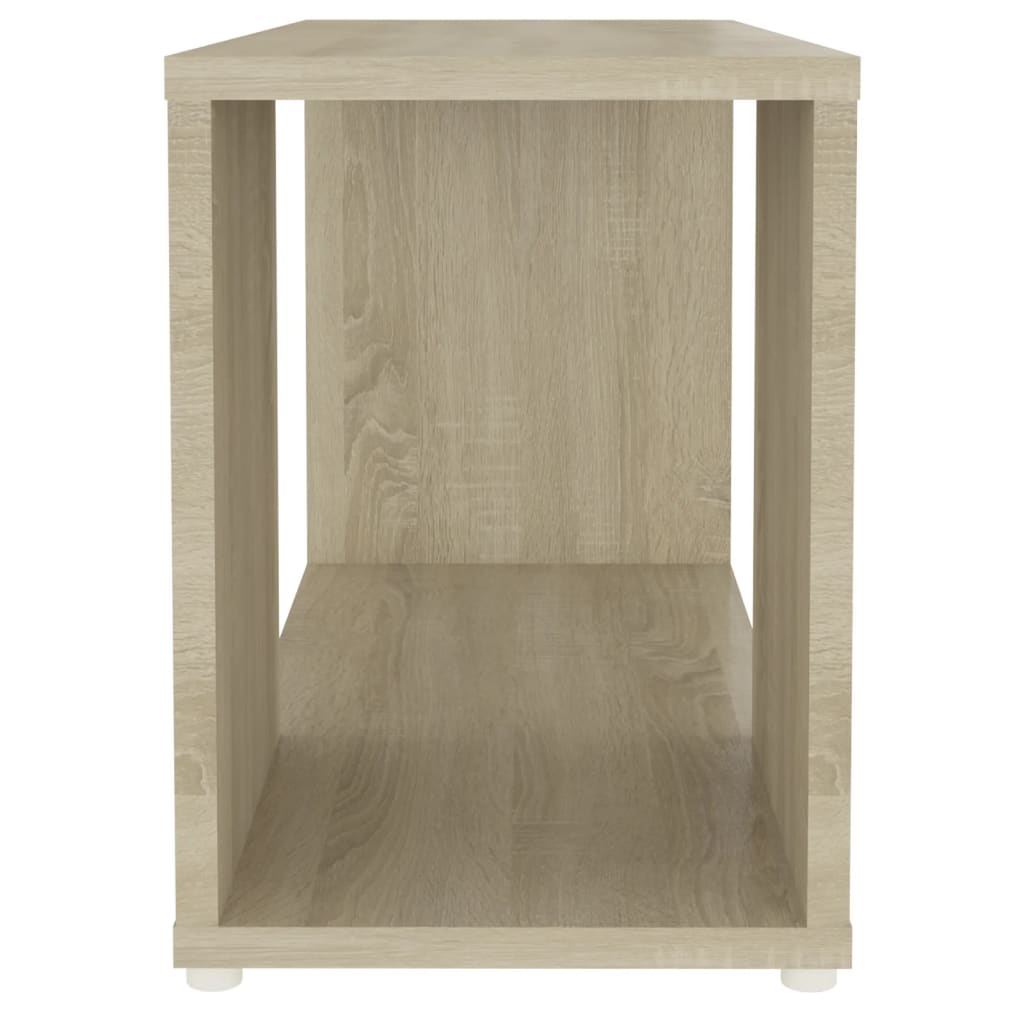 Tv-meubel 60x24x32 cm bewerkt hout eikenkleurig