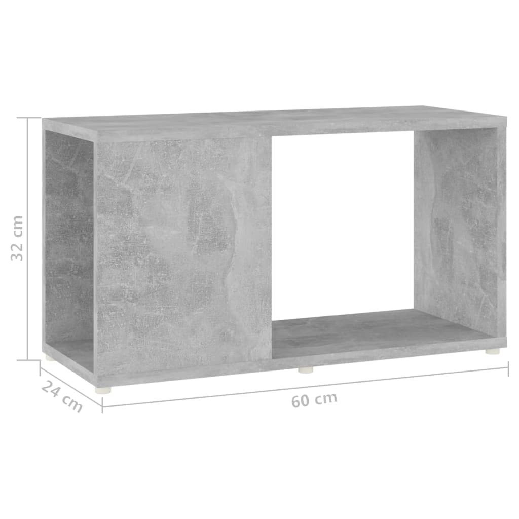 Tv-meubel 60x24x32 cm bewerkt hout oud houtkleurig