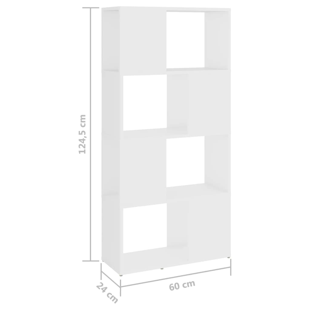 Boekenkast/kamerscherm 60x24x124,5 cm