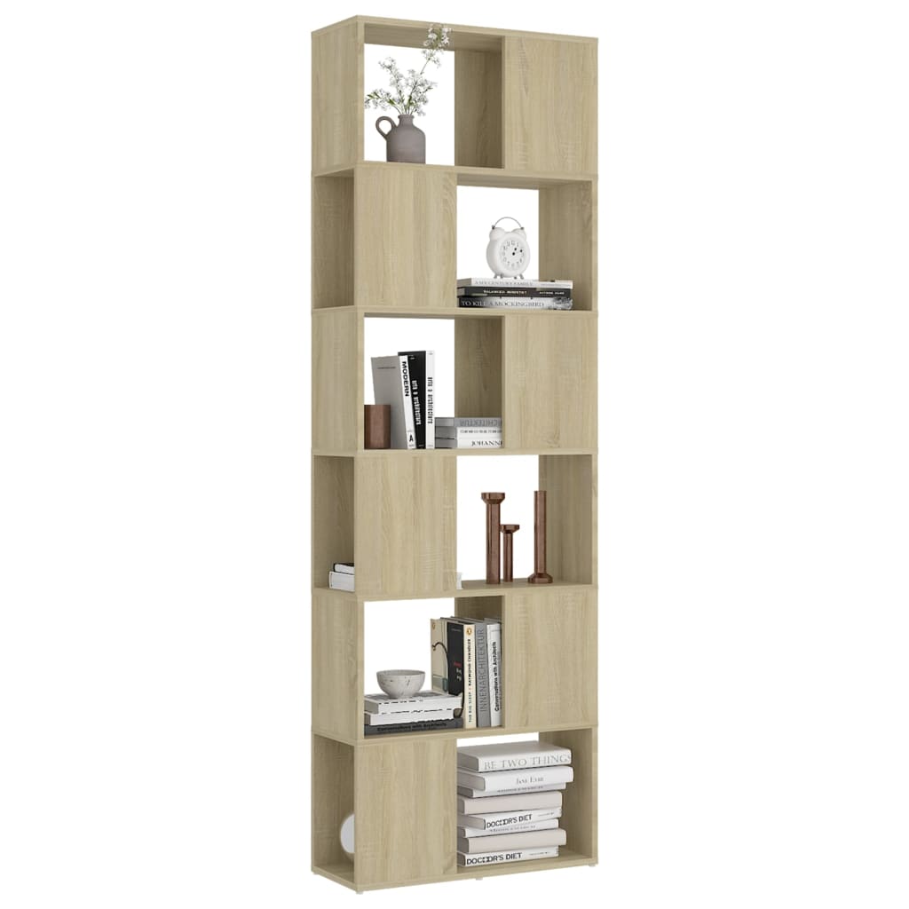 Boekenkast/kamerscherm 60x24x186 cm