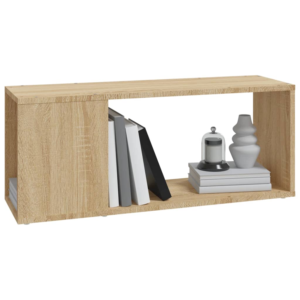 Tv-meubel 80x24x32 cm bewerkt hout sonoma eikenkleurig