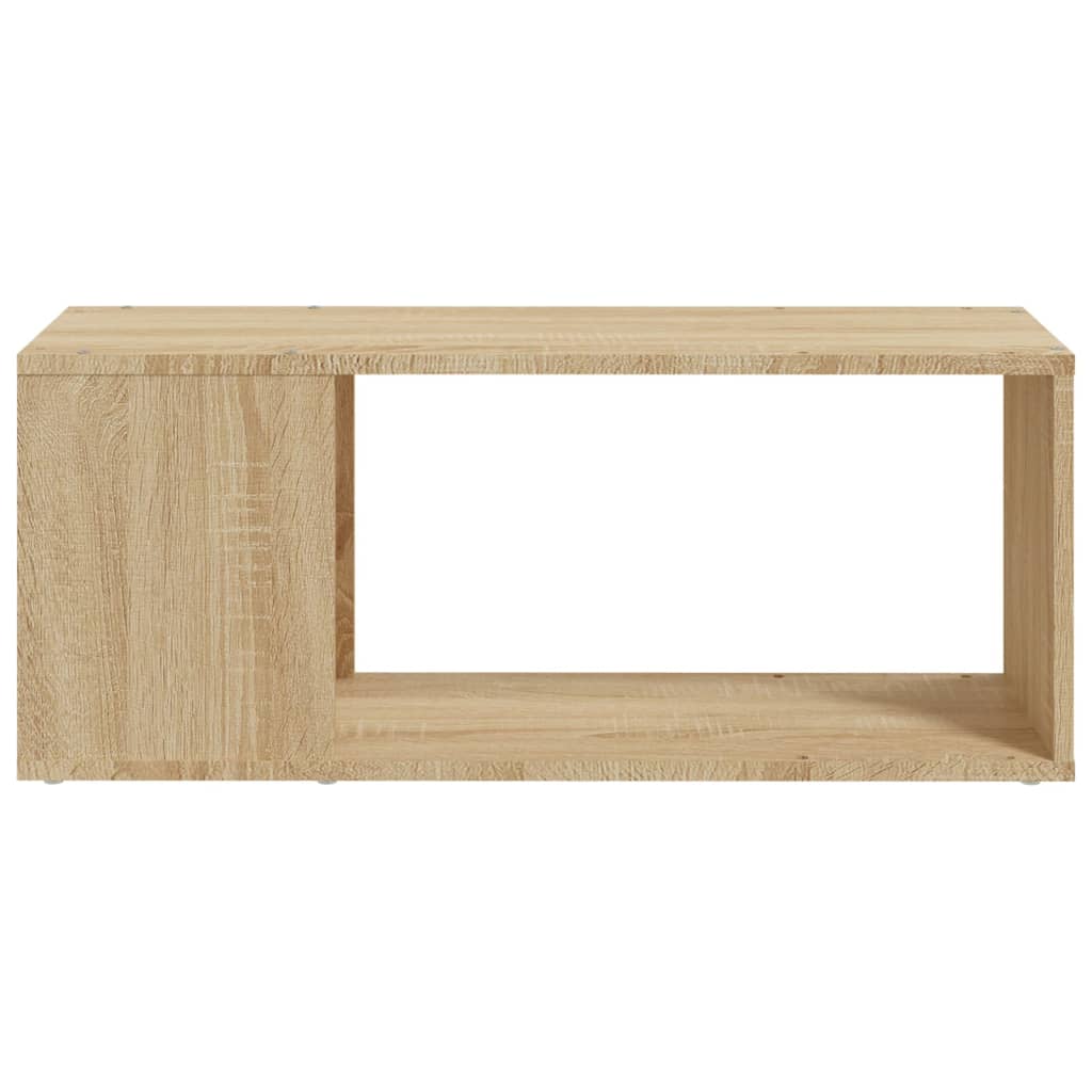 Tv-meubel 80x24x32 cm bewerkt hout zwart