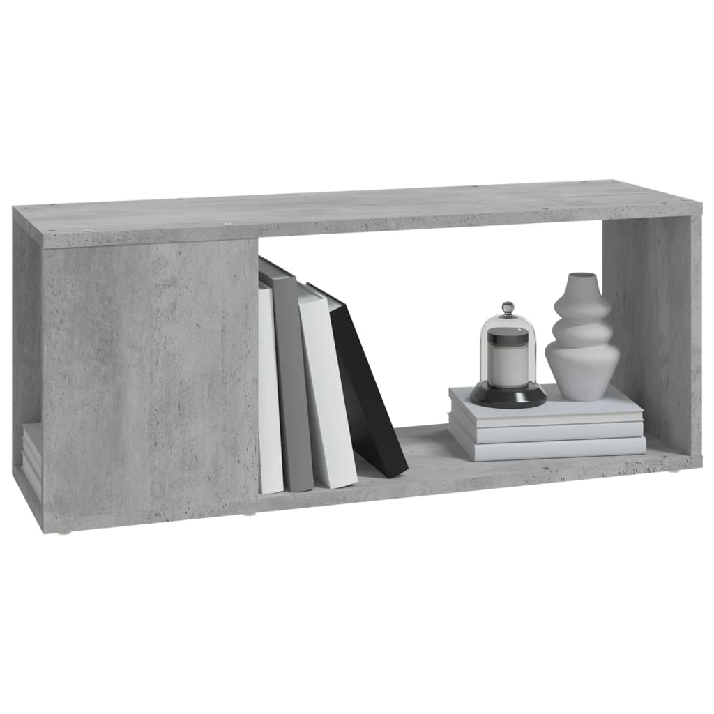 Tv-meubel 80x24x32 cm bewerkt hout zwart