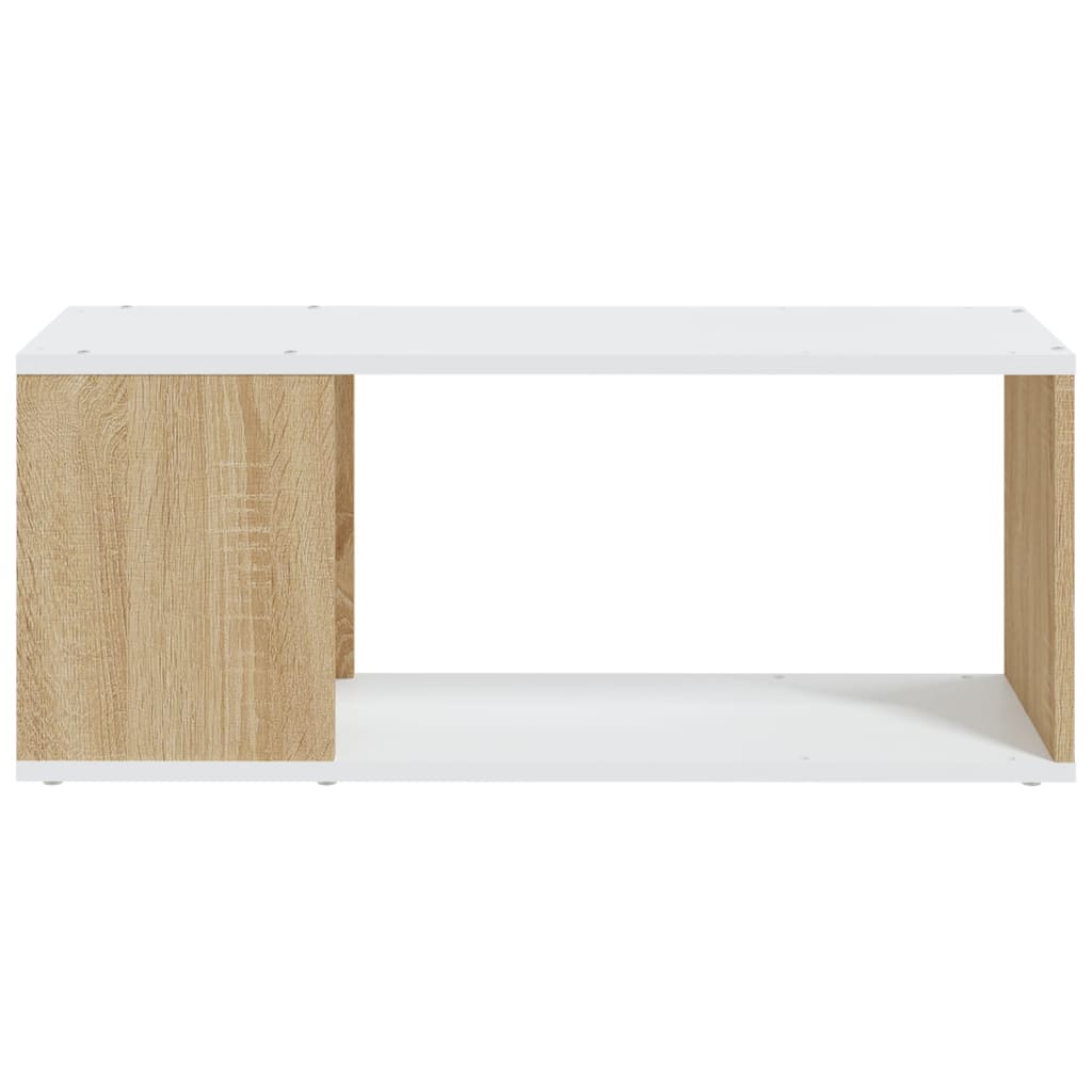 Tv-meubel 80x24x32 cm bewerkt hout zwart