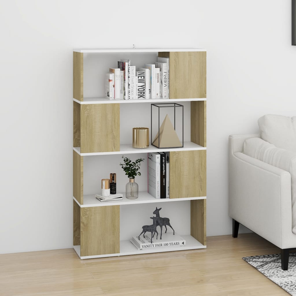 Boekenkast/kamerscherm 80x24x124,5 cm