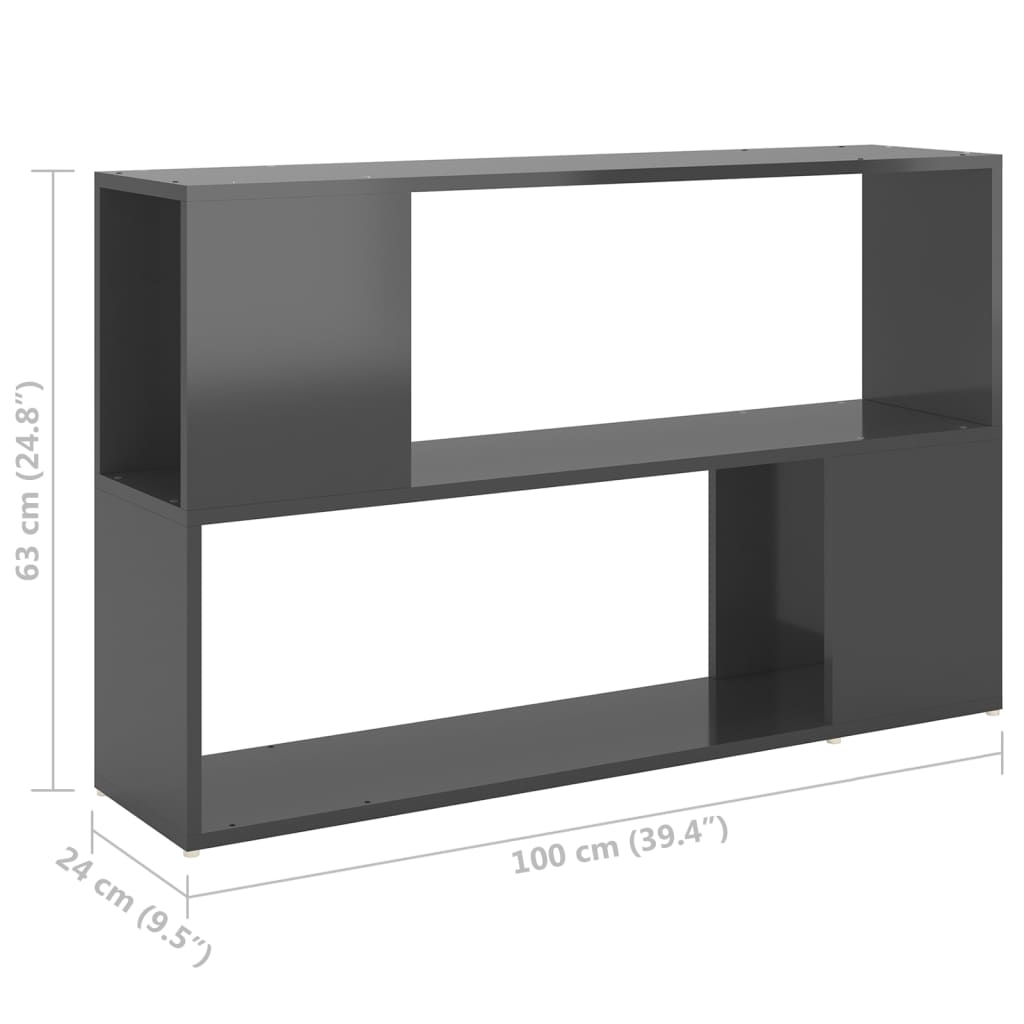 Boekenkast 100x24x63 cm bewerkt hout eikenkleurig