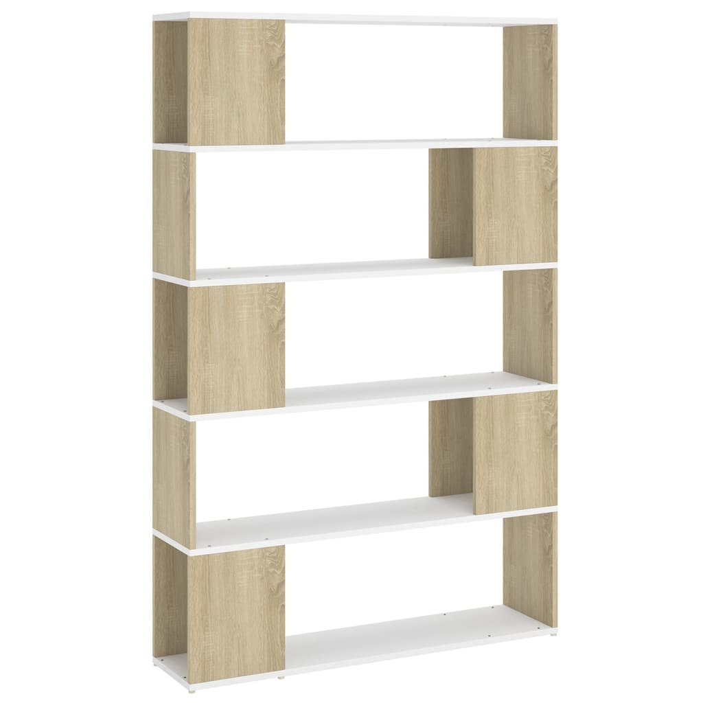 Boekenkast/kamerscherm 100x24x155 cm bewerkt hout