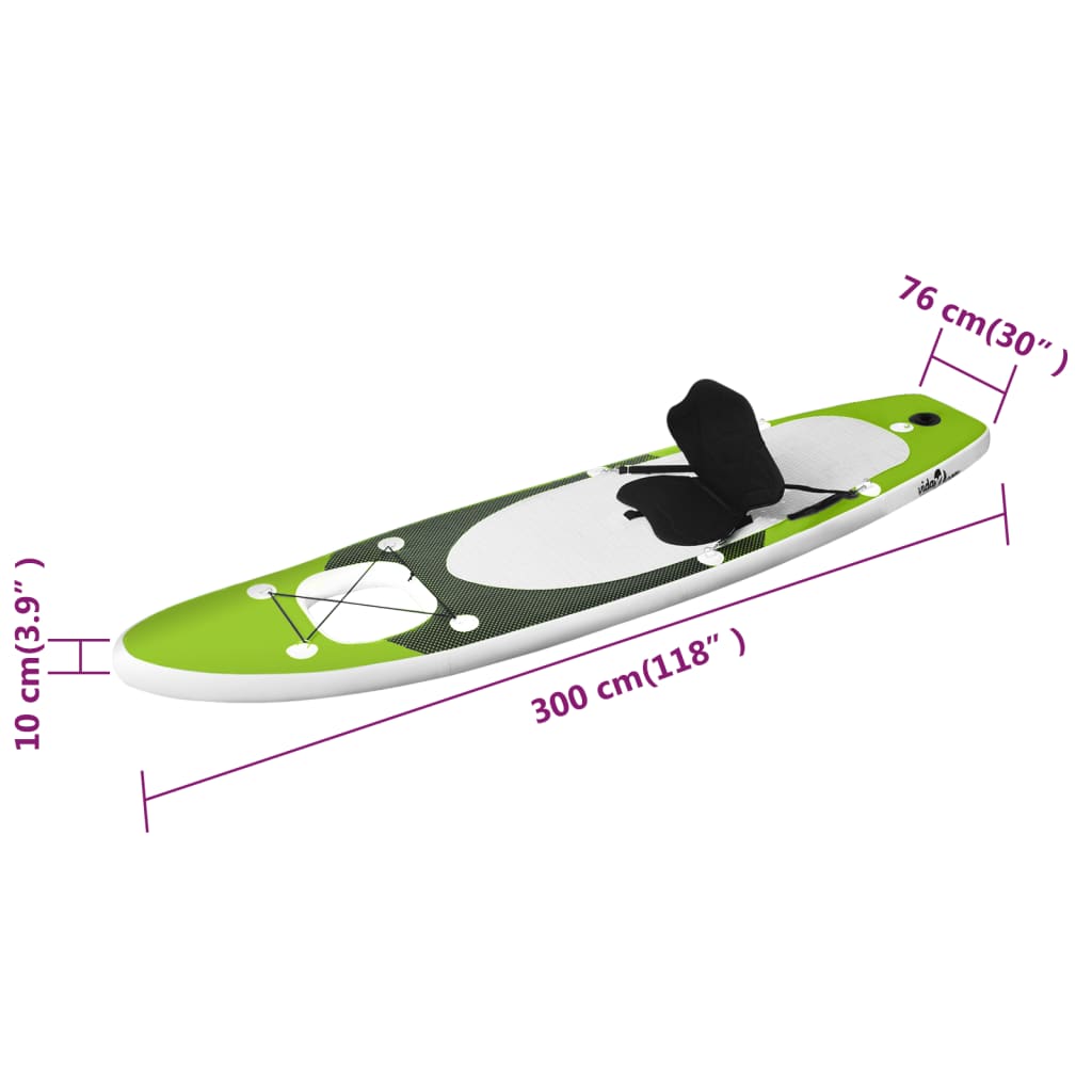 Stand Up Paddleboardset opblaasbaar 330x76x10 cm