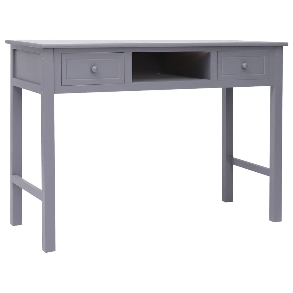 Bureau 108x45x76 cm massief paulowniahout