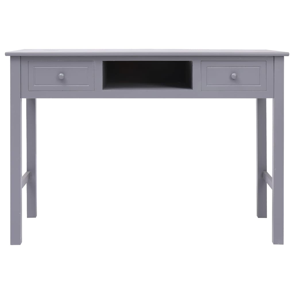 Bureau 108x45x76 cm massief paulowniahout