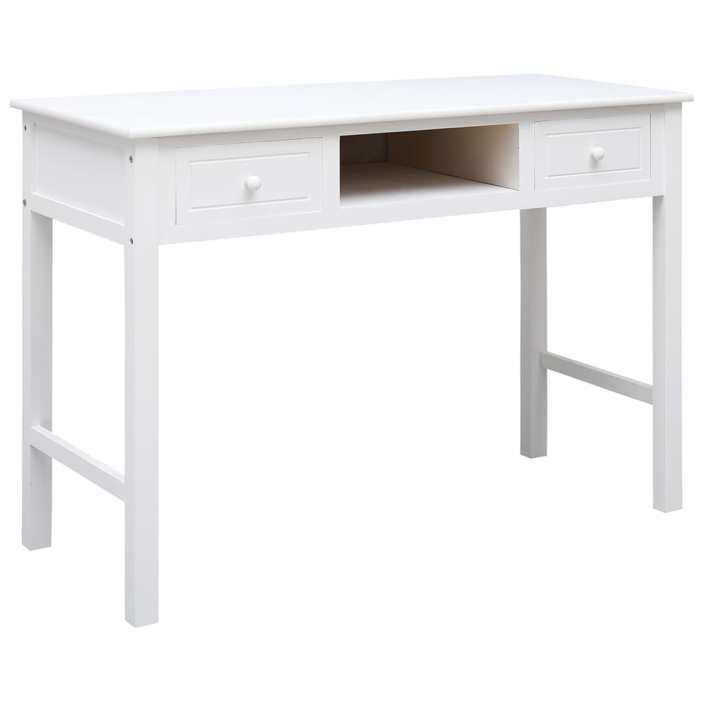 Bureau 108x45x76 cm massief paulowniahout