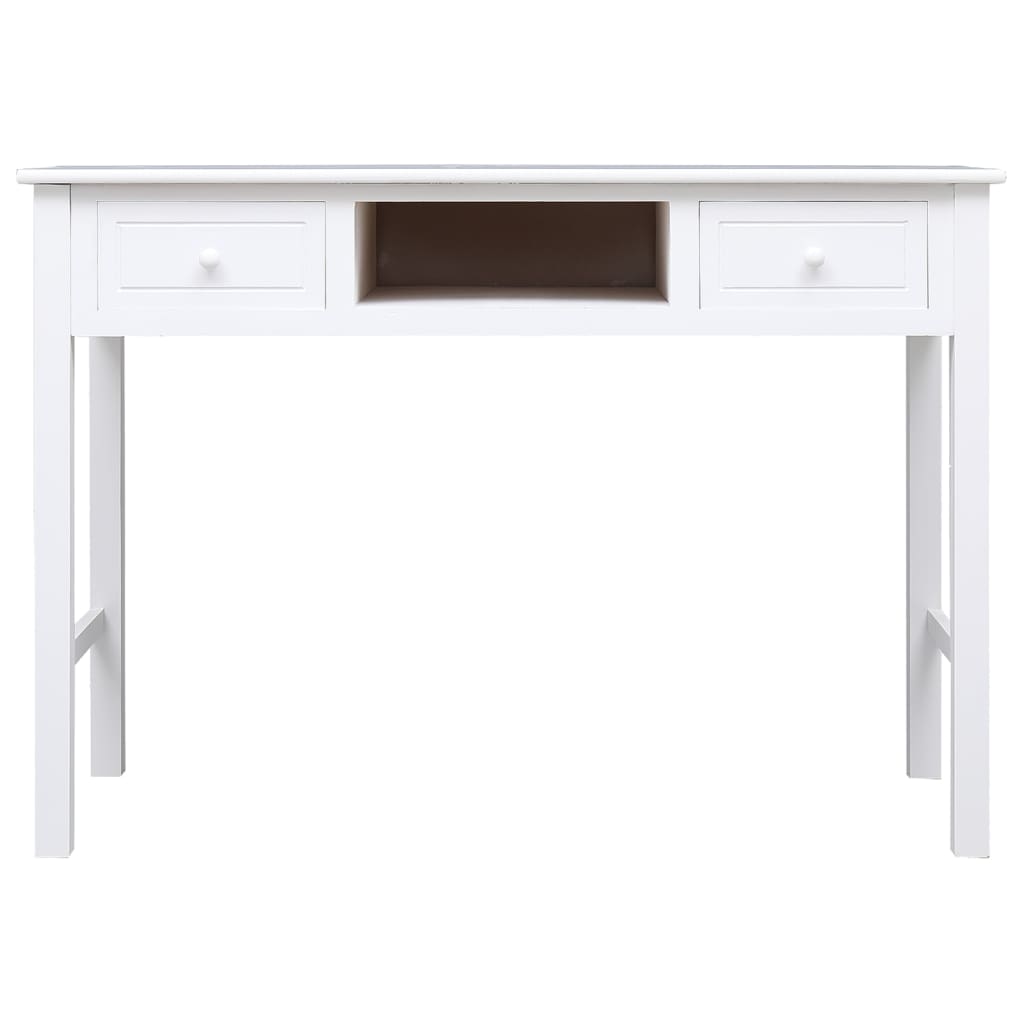 Bureau 108x45x76 cm massief paulowniahout