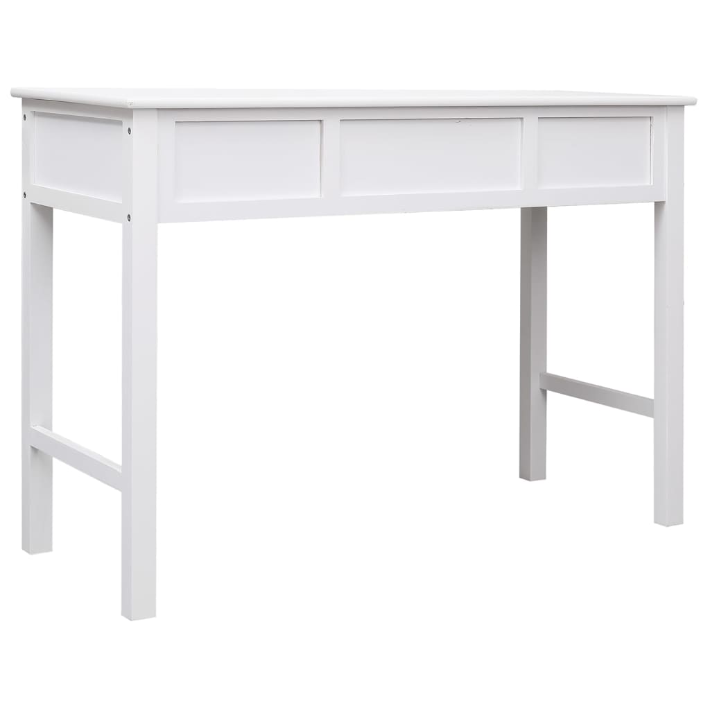 Bureau 108x45x76 cm massief paulowniahout