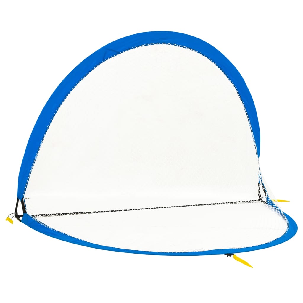 2 st Kindervoetbaldoelen met opbergtas 119x82x84,5 cm