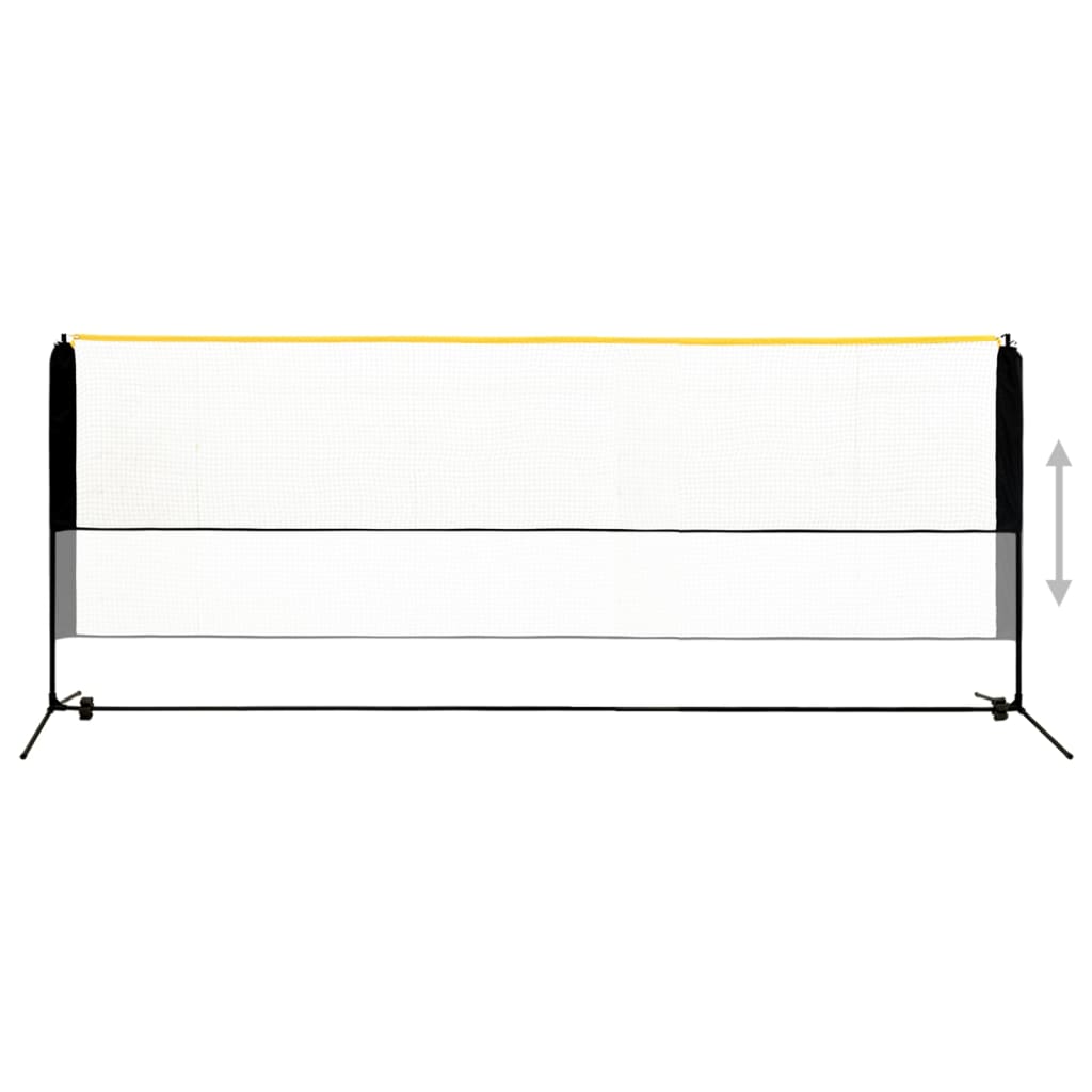 Badmintonnet verstelbaar 300x103x94-158 cm metaal