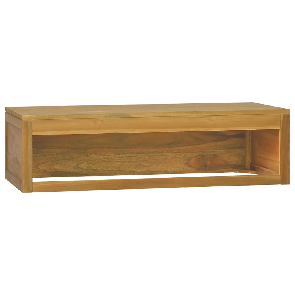 Badkamerwandkast 110x45x30 cm massief teakhout