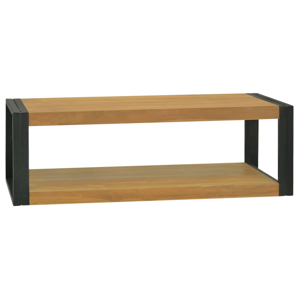 Badkamerwandkast 90x45x35 cm massief teakhout