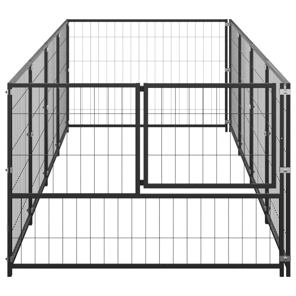 Hondenkennel 3 m² staal