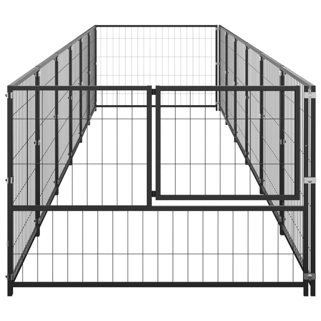 Hondenkennel 3 m² staal