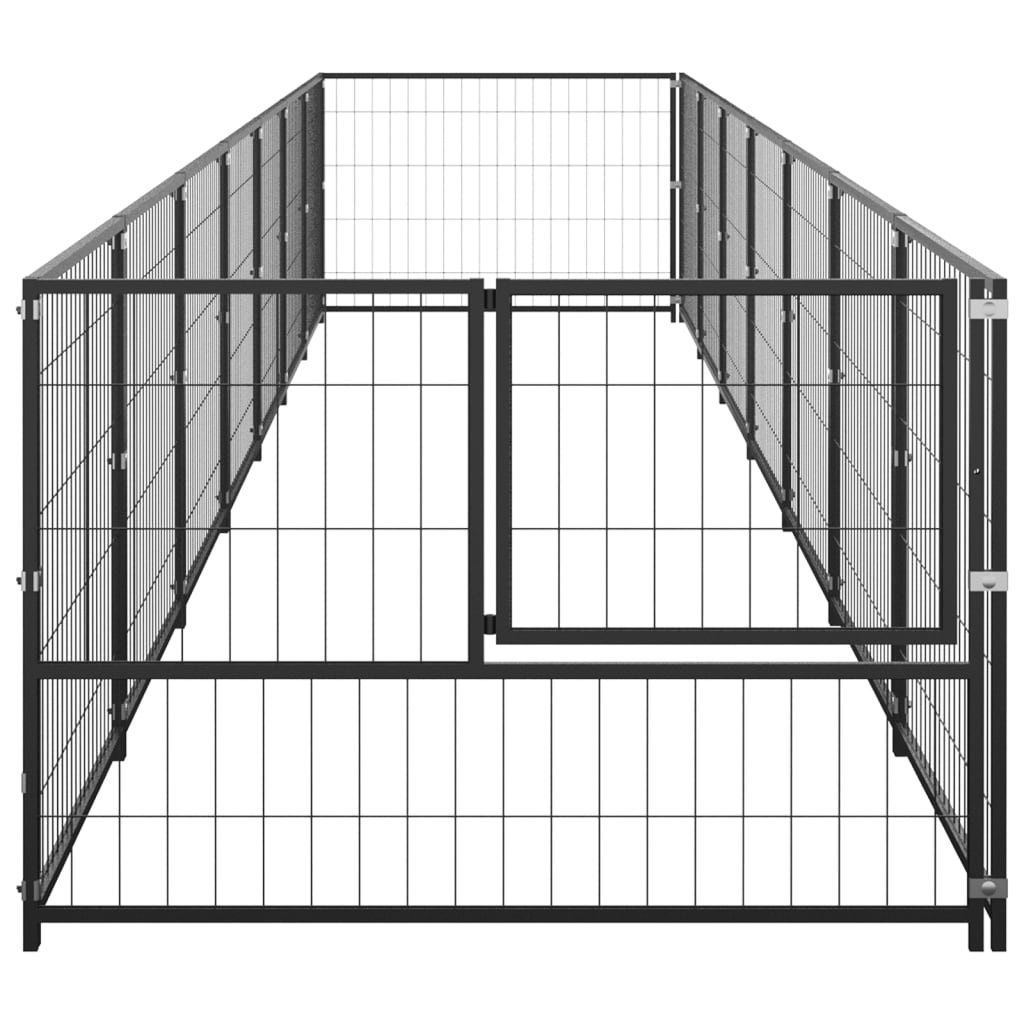 Hondenkennel 3 m² staal