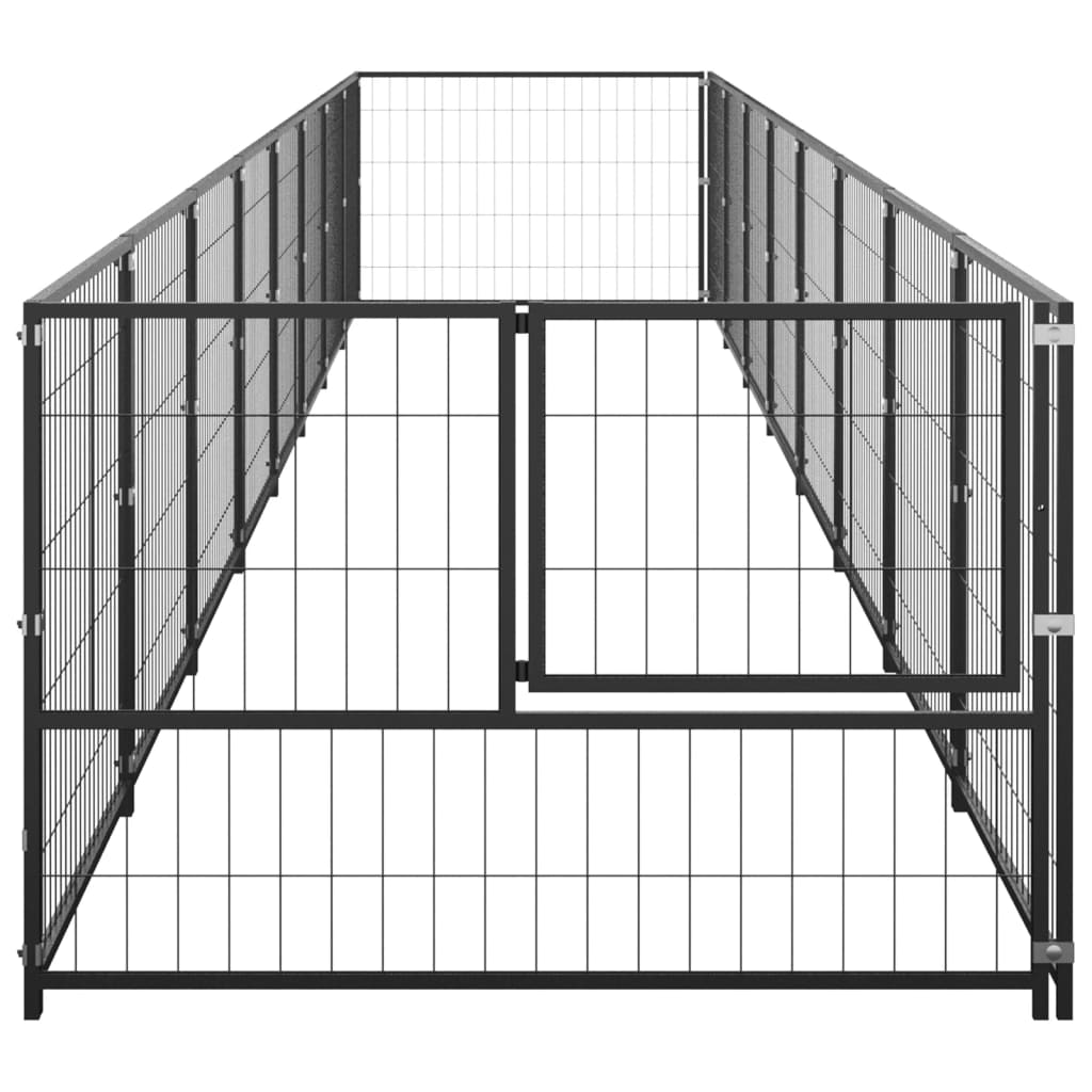 Hondenkennel 3 m² staal