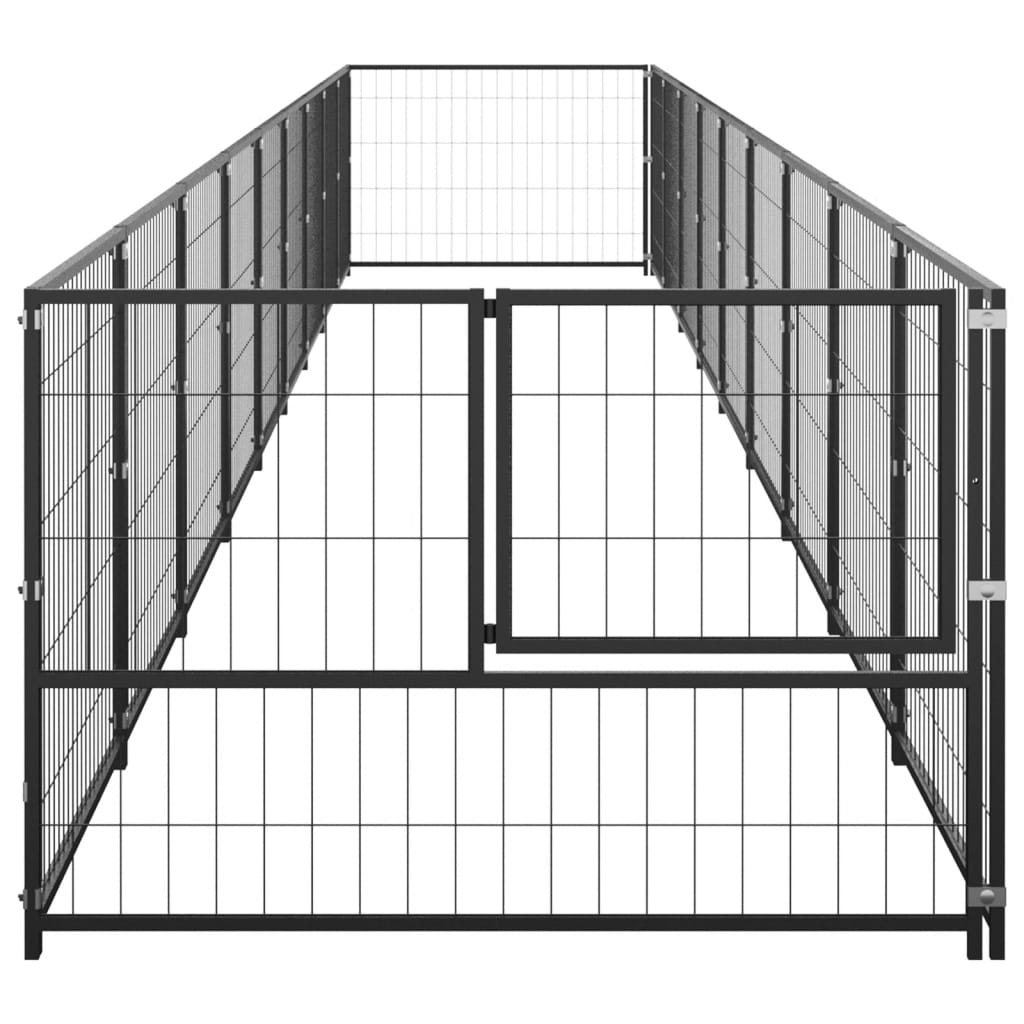 Hondenkennel 3 m² staal