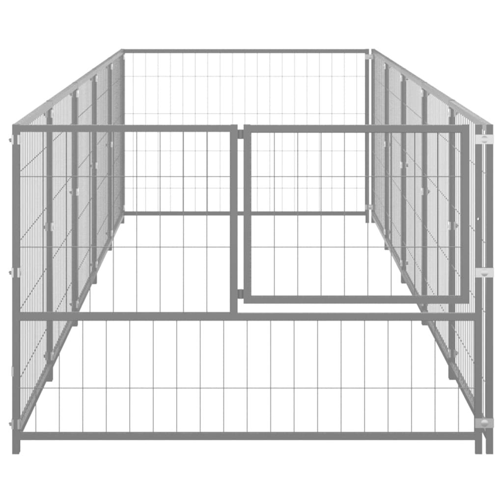 Hondenkennel 3 m² staal