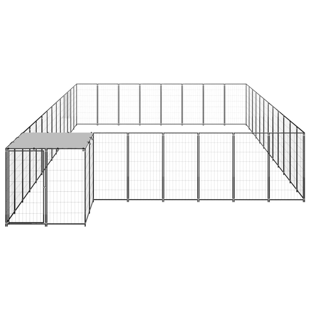 Hondenkennel 15,73 m² staal