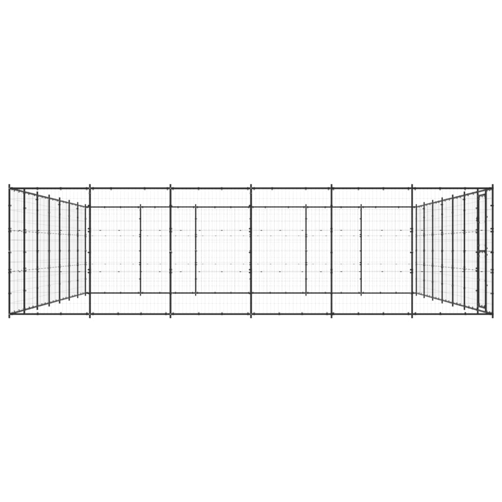 Hondenkennel 50,82 m² staal