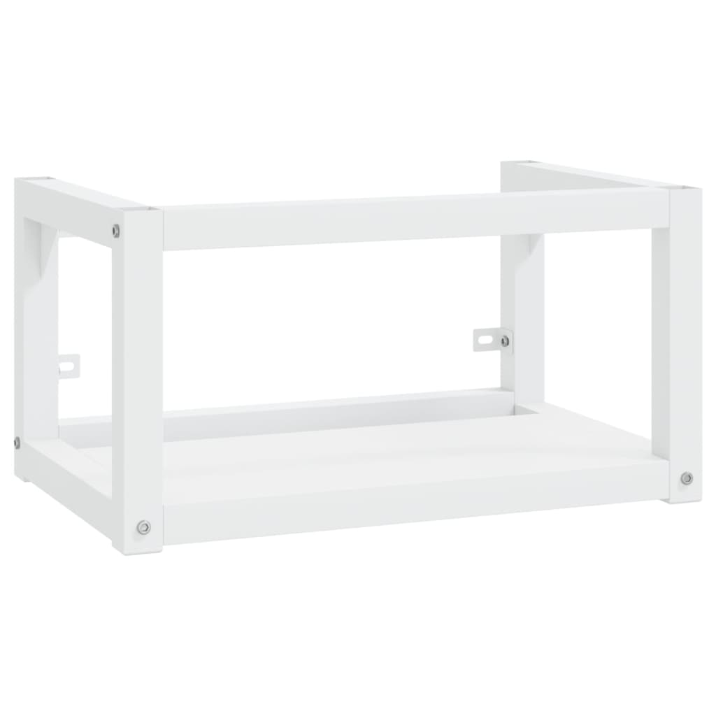 Wastafelframe wandgemonteerd 79x38x31 cm ijzer