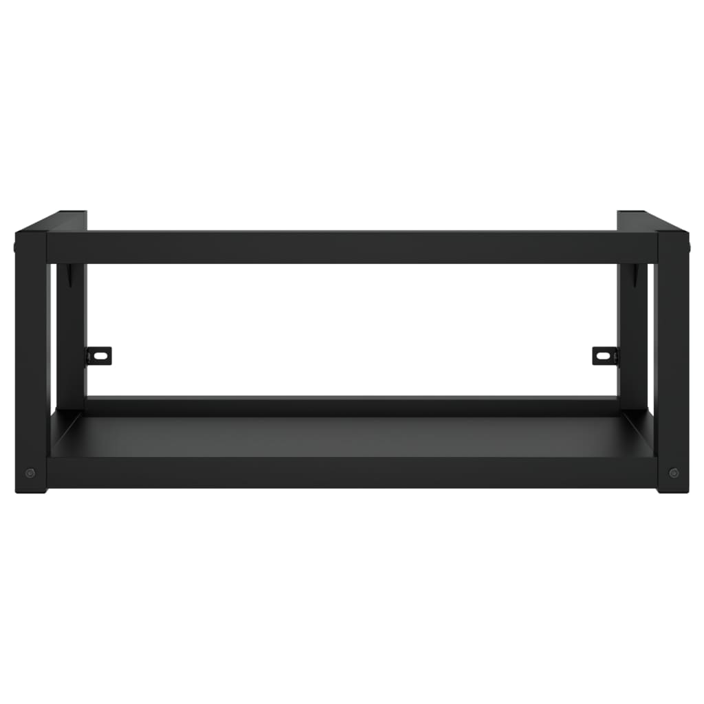 Wastafelframe wandgemonteerd 79x38x31 cm ijzer