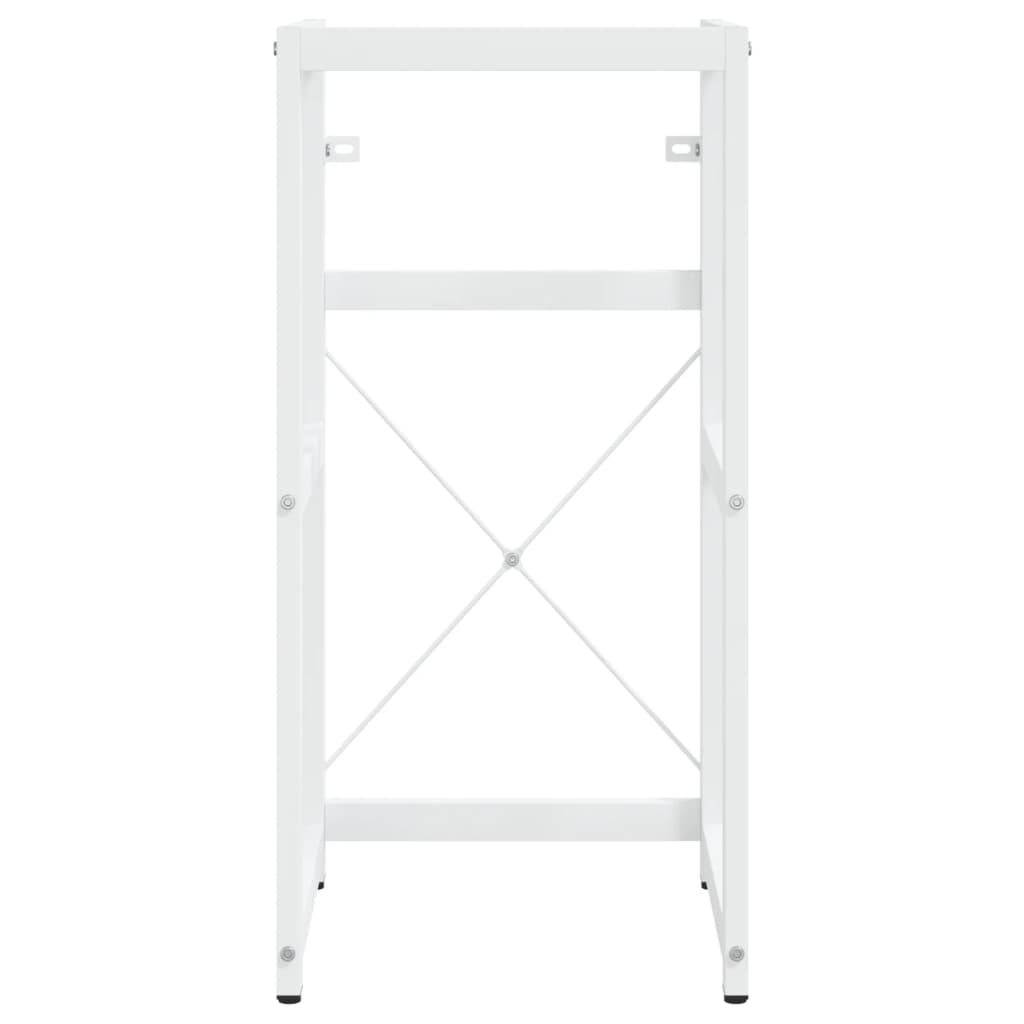 Wastafelframe 40x38x83 cm ijzer wit