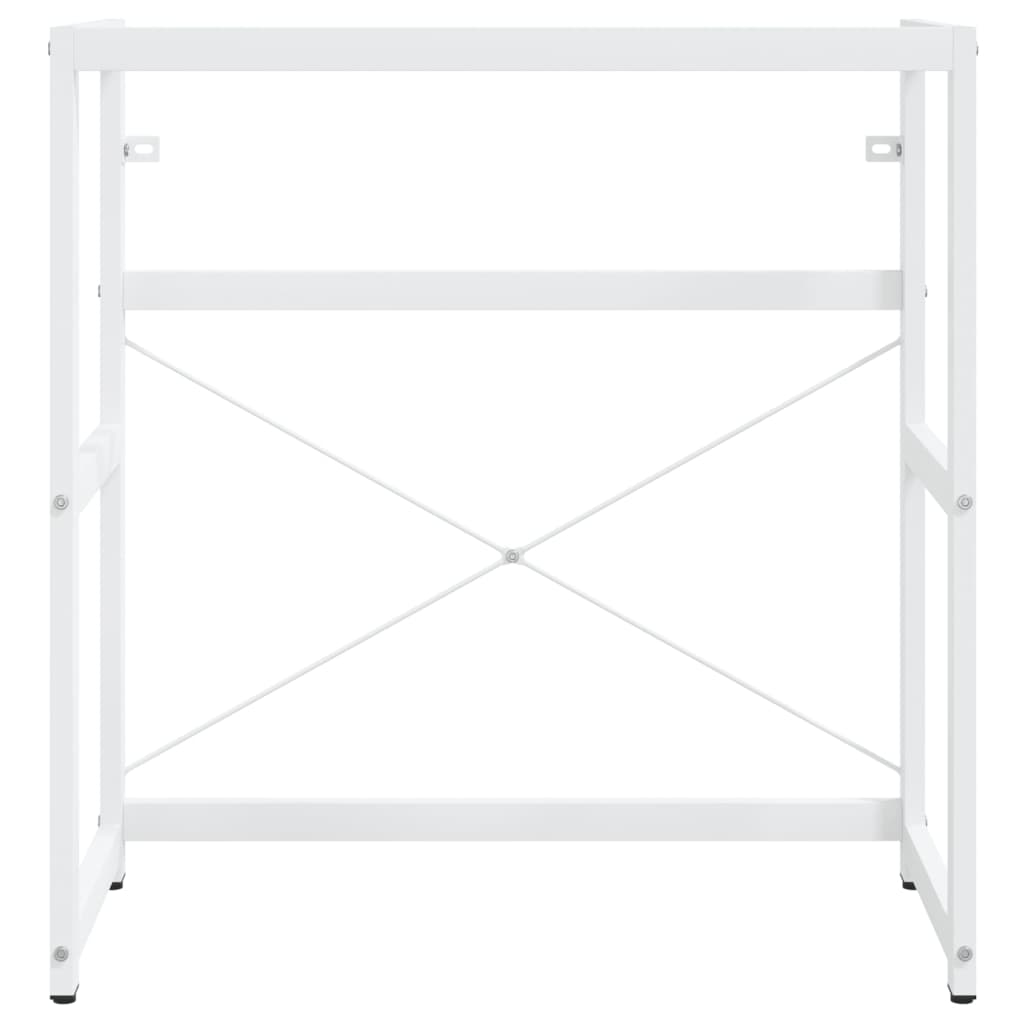 Wastafelframe 59x38x83 cm ijzer zwart